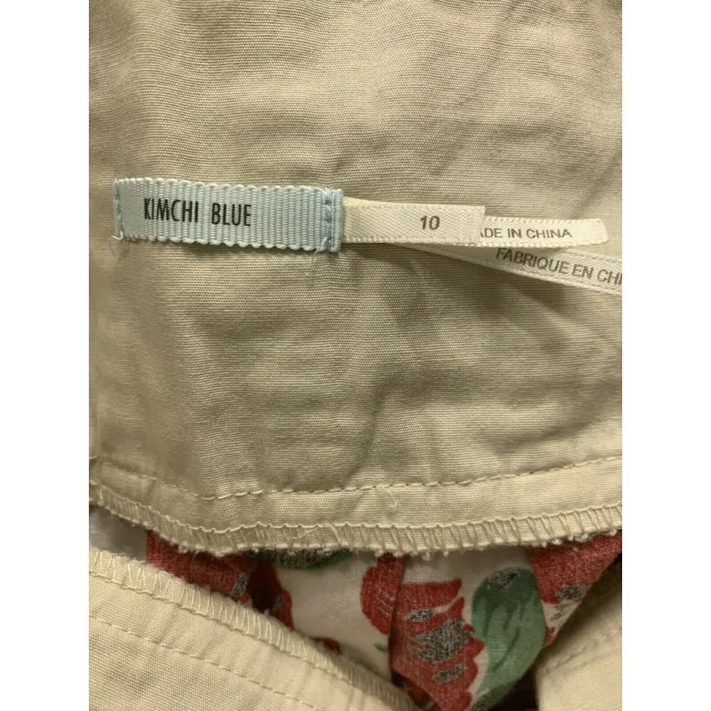 Kimchi Blue UO Size 10 Pleated Floral Boho - Picture 7 of 8